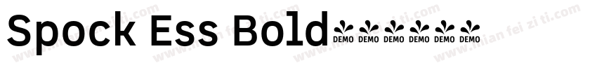 Spock Ess Bold字体转换